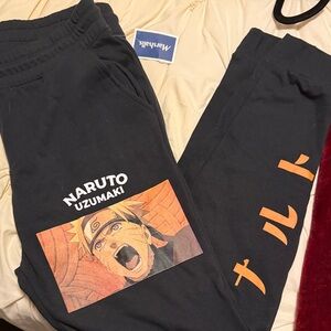 Masashi Kids Naruto Uzumaki Black Joggers